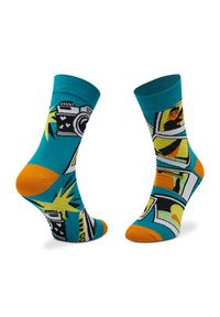 Rainbow Socks Zestaw 2 par wysokich skarpet unisex Rainbow Socks Box Camera Socks Box Pak 2 Kolorowy. Materiał: materiał. Wzór: kolorowy #4