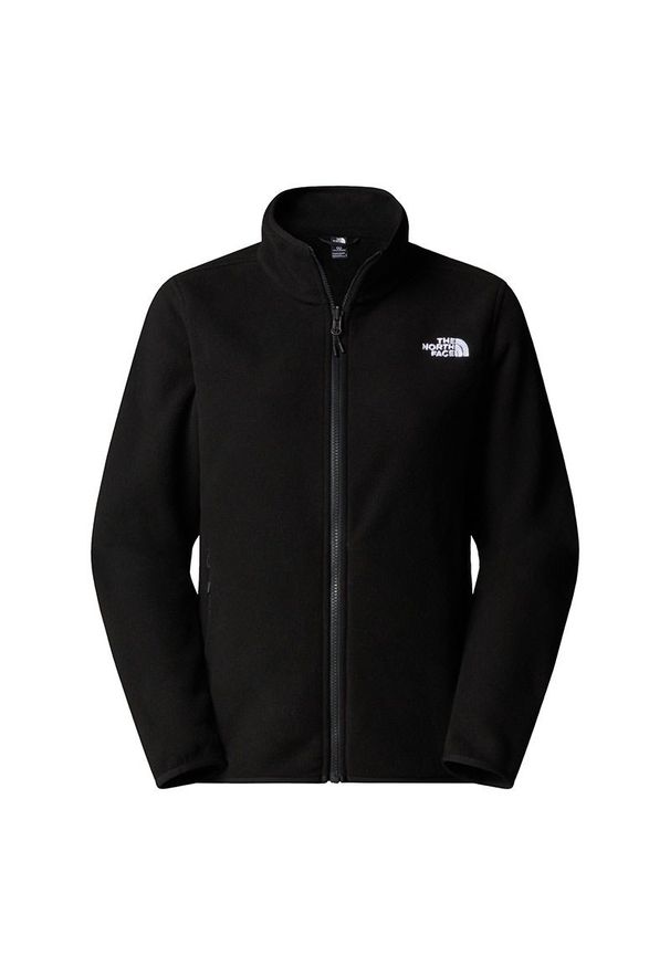Bluza damska The North Face 100 Glacier Full-Zip Fleece 0A8D2FJK31 - czarna. Kolor: czarny. Materiał: polar, poliester, dzianina. Styl: klasyczny. Sport: narciarstwo