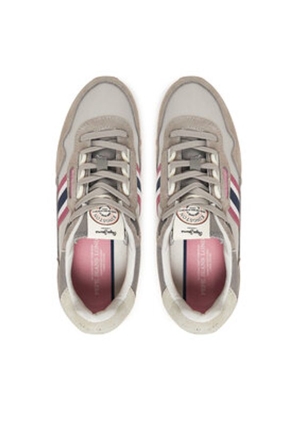 Pepe Jeans Sneakersy Kingston Heritage W PLS40033 Różowy. Kolor: różowy. Materiał: zamsz, skóra
