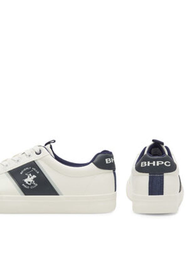 Beverly Hills Polo Club Sneakersy M-SS24-3C012 Biały. Kolor: biały. Materiał: skóra