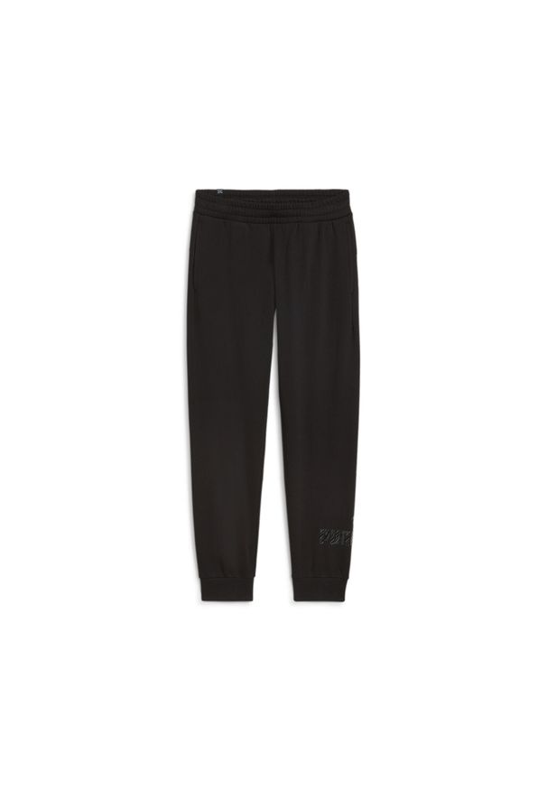 Puma - Damskie spodnie ESS+ ANIMAL PUMA Black. Kolor: czarny. Materiał: dzianina. Sport: fitness