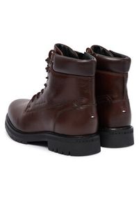 TOMMY HILFIGER - Tommy Hilfiger Trapery Flex Th Outdoor Rs FM0FM05600 Brązowy. Kolor: brązowy. Materiał: skóra