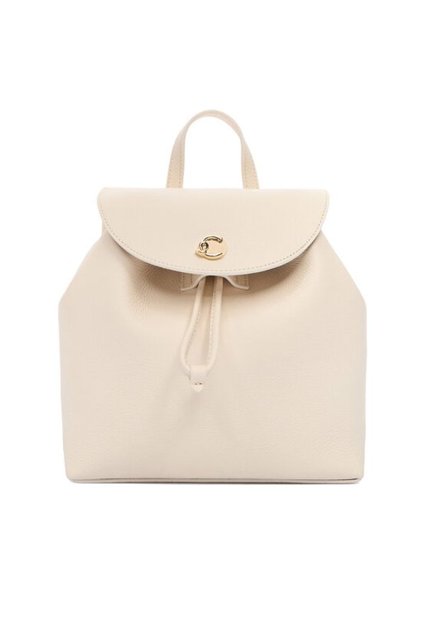 Coccinelle Plecak TOA Coccinellenikla E5 TOA 54 01 01 Écru. Materiał: skóra