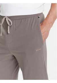 BOSS Spodnie dresowe Mix&Match 50515305 Brązowy Regular Fit. Kolor: brązowy. Materiał: bawełna