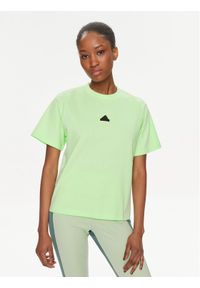Adidas - adidas T-Shirt Z.N.E. IS3921 Zielony Regular Fit. Kolor: zielony. Materiał: bawełna