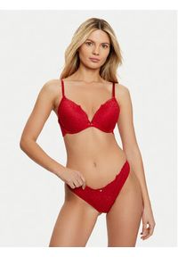 Hunkemöller Stringi Marine 300261 Czerwony. Kolor: czerwony. Materiał: syntetyk