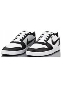 Buty do chodzenia męskie Nike Ebernon Low Prem. Zapięcie: sznurówki. Kolor: biały, wielokolorowy, czarny. Materiał: guma, skóra, tkanina, materiał, syntetyk. Szerokość cholewki: normalna. Sport: turystyka piesza
