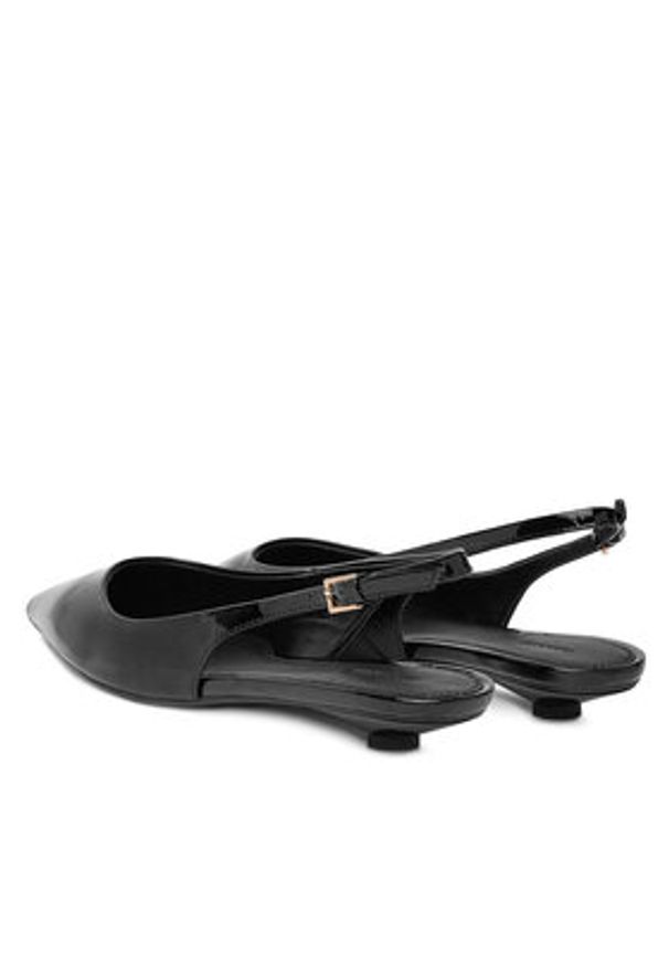 Gino Rossi - GINO ROSSI Baleriny VICI-V1895-105-2 Czarny. Kolor: czarny. Materiał: skóra, lakier