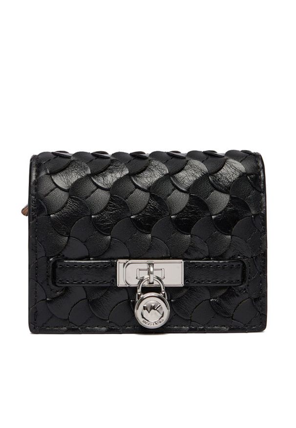 MICHAEL Michael Kors Portfel 32R6SNXD1L Czarny. Kolor: czarny. Materiał: skóra