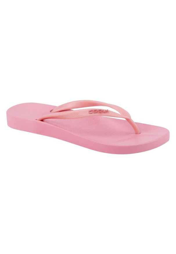 Japonki Coqui Kaja 92800616899 różowe. Okazja: na plażę. Nosek buta: otwarty. Kolor: różowy. Materiał: materiał, guma