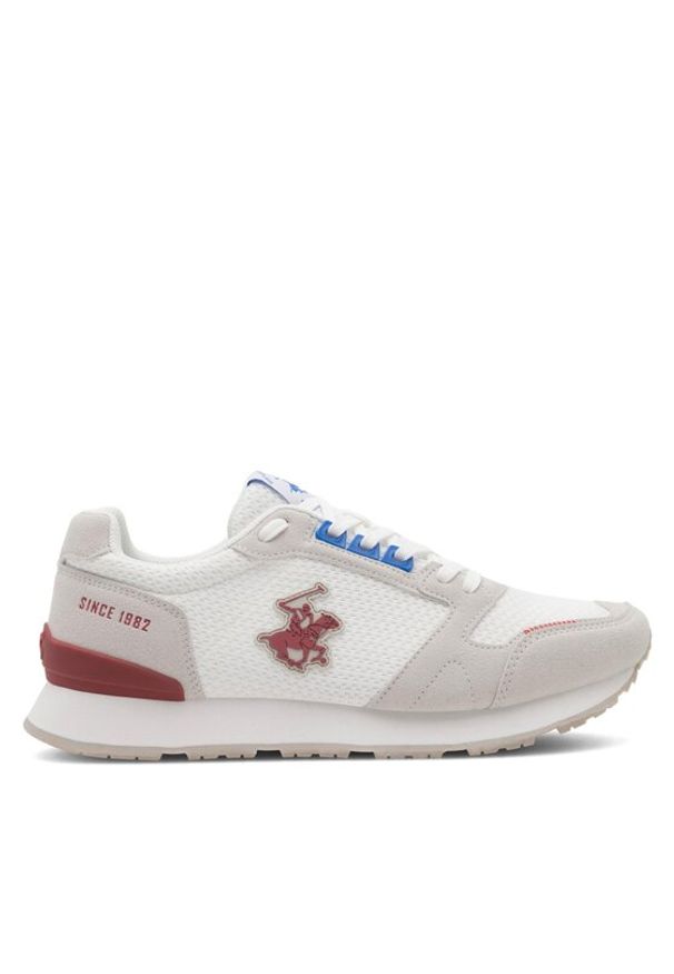 Beverly Hills Polo Club Sneakersy PATCH-01 Biały. Kolor: biały. Materiał: materiał