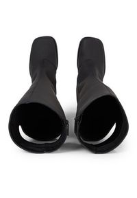 Calvin Klein Jeans Kozaki Long Heel Zip Boot Cut Out Edgy YW0YW01253 Czarny. Kolor: czarny