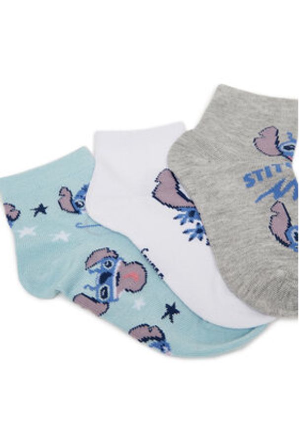 Disney Classics Skarpety ACCCS-SS25-349DCLS(3-PACK) Biały. Kolor: biały. Materiał: bawełna, materiał. Wzór: motyw z bajki