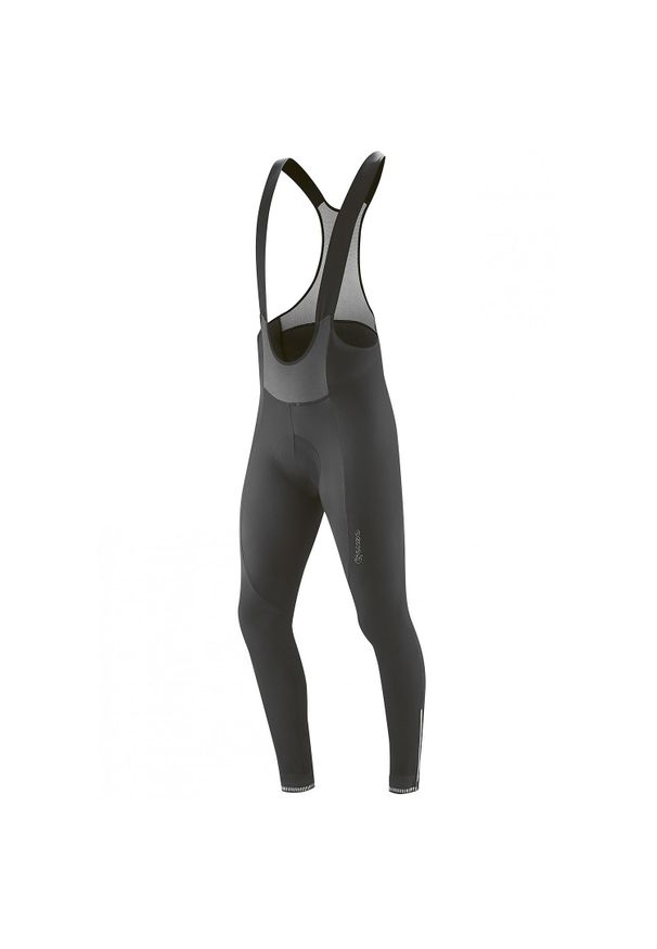 GONSO - Długie spodenki z szelkami Gonso Stivo Tight BIB. Kolor: wielokolorowy, niebieski, szary, czarny. Długość: długie. Sport: kolarstwo