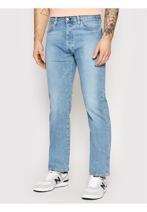 Levi's® Jeansy 501® 00501-3267 Niebieski Original Fit. Kolor: niebieski