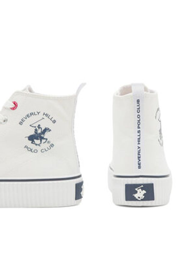 Beverly Hills Polo Club Trampki BHPC026M Biały. Kolor: biały. Materiał: materiał