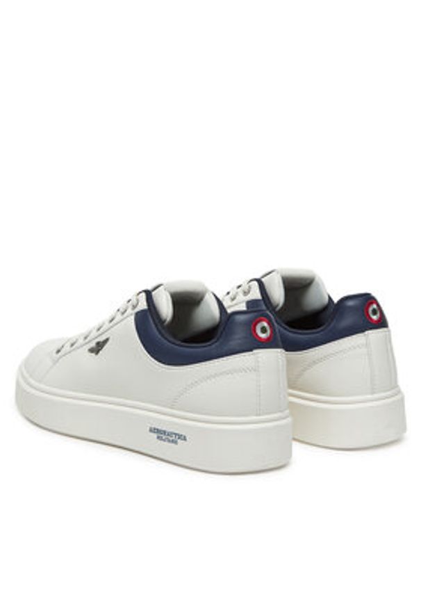 Aeronautica Militare Sneakersy 251SC307CT3591 Biały. Kolor: biały. Materiał: skóra