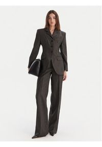 Marella Marynarka Essenza 2523046052 Szary Slim Fit. Kolor: szary. Materiał: wełna #3