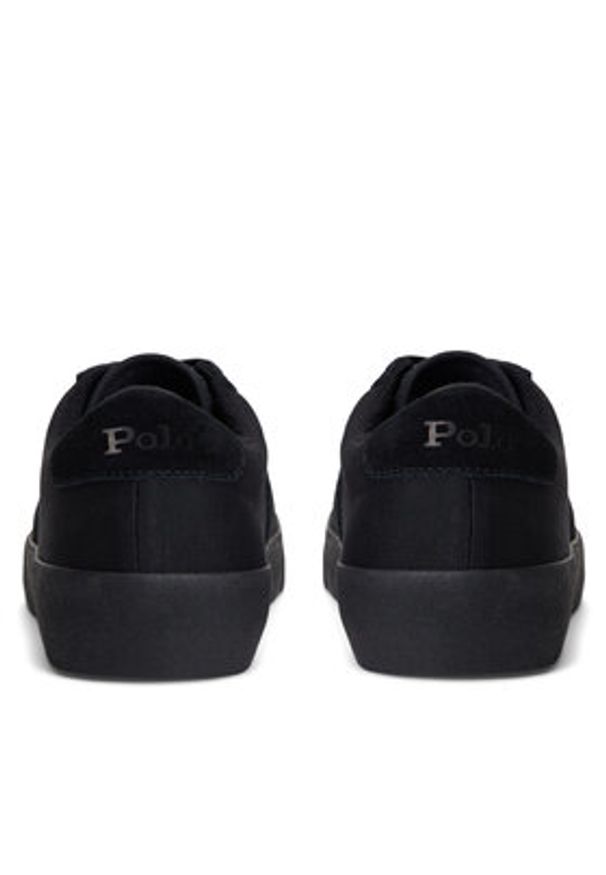 Polo Ralph Lauren Sneakersy 816913476003 Czarny. Kolor: czarny. Materiał: zamsz, skóra