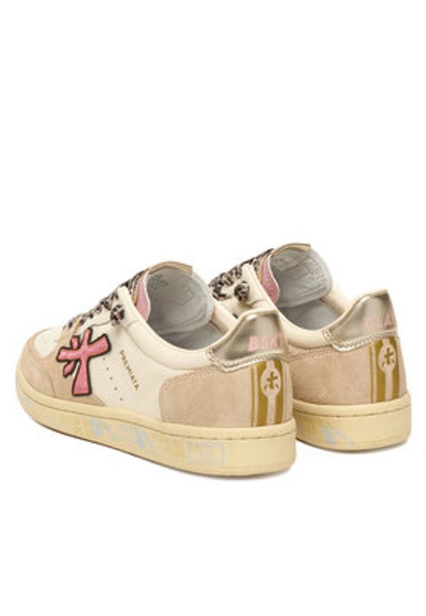 Premiata Sneakersy Bsktclad 7658 Beżowy. Kolor: beżowy. Materiał: skóra