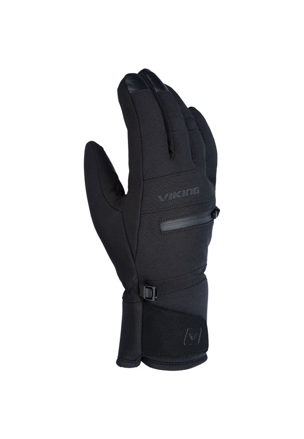 Rękawice narciarskie męskie Viking Kuruk 2.0. Kolor: czarny. Sezon: zima. Sport: narciarstwo