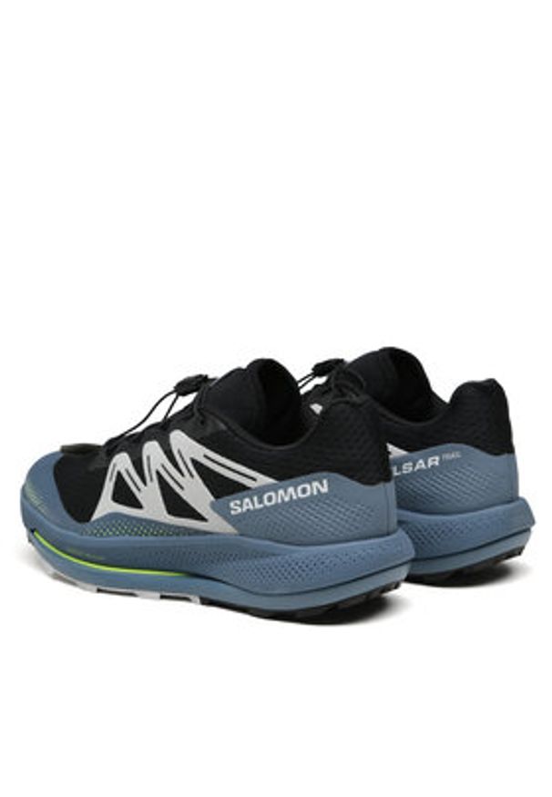 salomon - Salomon Buty do biegania Pulsar Trail 472100 27 M0 Czarny. Kolor: czarny. Materiał: materiał
