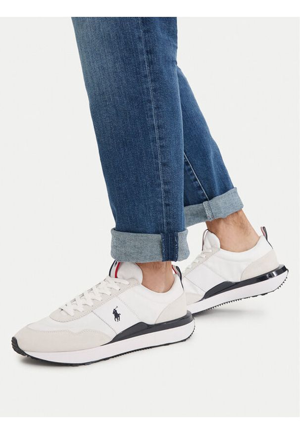 Polo Ralph Lauren Sneakersy Train 89 Rib 809P01638001 Biały. Kolor: biały. Materiał: materiał