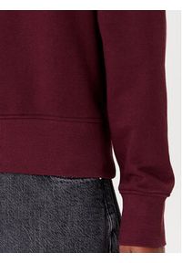 Guess Bluza W2YQ16 KBA11 Bordowy Regular Fit. Kolor: czerwony. Materiał: bawełna #3