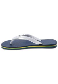 Niebieskie Japonki Ipanema Wygodne Obuwie Damskie. Okazja: na co dzień, na plażę, na spacer. Kolor: niebieski. Materiał: materiał. Wzór: paski. Sezon: lato. Styl: casual, klasyczny #6