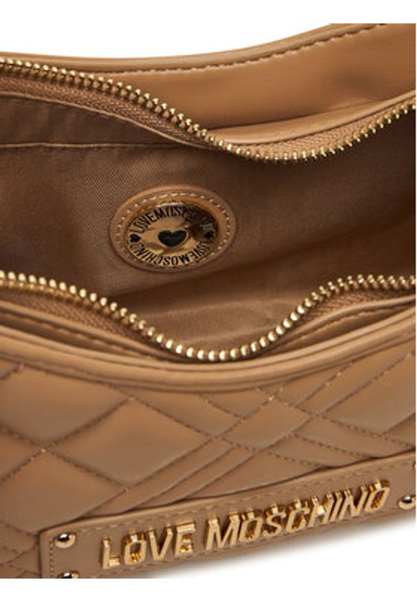 Love Moschino - LOVE MOSCHINO Torebka JC4152PP0NLA0104 Beżowy. Kolor: beżowy. Materiał: skórzane