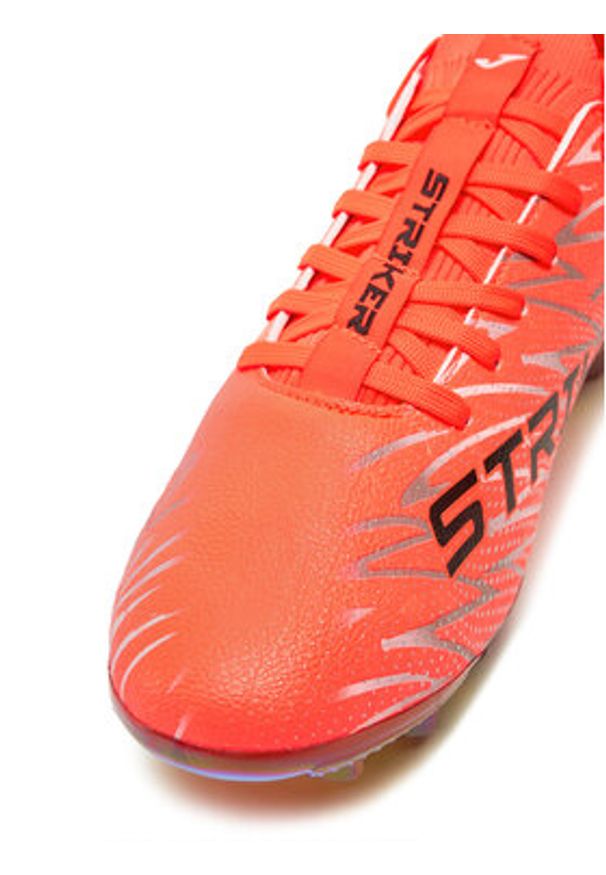 Joma Buty do piłki nożnej Striker Firm Ground STRIKW2407FG Koralowy. Kolor: pomarańczowy. Materiał: materiał