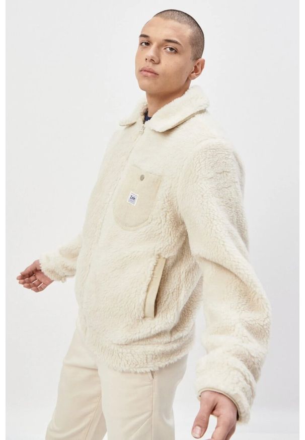Lee - LEE 91B SHERPA JACKET MĘSKA KURTKA PRZEJŚCIOWA SHERPA L87RNXNQ 112322400