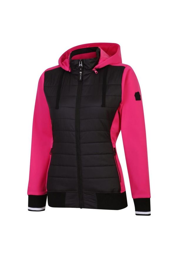 DARE 2B - Kurtka turystyczna damska Dare2b Fend hybrydowa. Kolor: czarny. Materiał: poliester. Sport: turystyka piesza