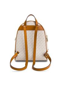 MICHAEL Michael Kors Plecak Rhea Zip 30S7GEZB1B Beżowy. Kolor: beżowy. Materiał: skóra #3