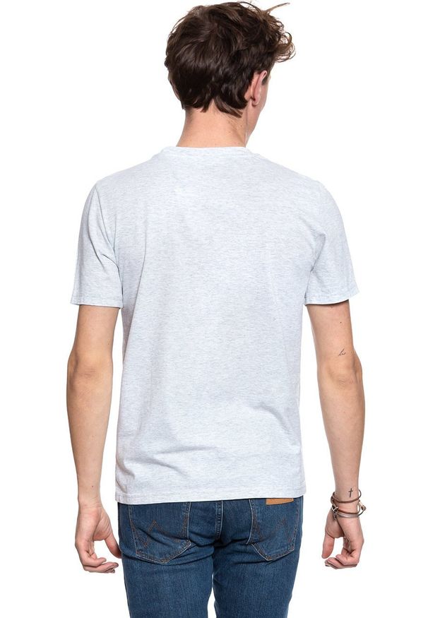 Lee - LEE T SHIRT RETRO LOGO TEE SHARP GREY MELE L60YFE03 112113644. Styl: retro