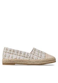 DeeZee Espadryle WSS990-104 Beżowy. Kolor: beżowy. Materiał: skóra