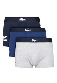 Lacoste Komplet 3 par bokserek 5H1803 Kolorowy. Materiał: bawełna. Wzór: kolorowy