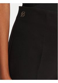 Babylon Spodnie materiałowe S00551 Czarny Regular Fit. Kolor: czarny. Materiał: syntetyk #5