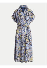 Lauren Ralph Lauren - LAUREN RALPH LAUREN Sukienka codzienna 250963461001 Niebieski Regular Fit. Okazja: na co dzień. Kolor: niebieski. Materiał: syntetyk. Typ sukienki: proste. Styl: casual #2