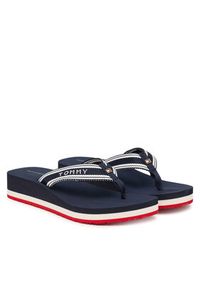 TOMMY HILFIGER - Tommy Hilfiger Japonki Flag Print FW0FW09195 Granatowy. Kolor: niebieski. Materiał: materiał. Wzór: nadruk #2
