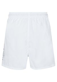 EA7 Emporio Armani Szorty kąpielowe 7M002001 AF14497 M0076 Biały Regular Fit. Kolor: biały. Materiał: syntetyk #2