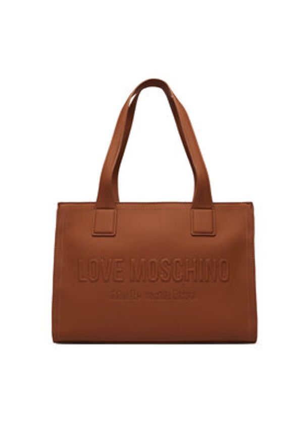 Love Moschino - LOVE MOSCHINO Torebka JC4045PP1OLE0200 Brązowy. Kolor: brązowy. Materiał: skórzane