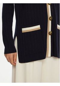Luisa Spagnoli Kardigan Magistro 58593 Granatowy Regular Fit. Kolor: niebieski. Materiał: wełna #5