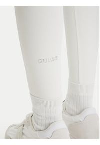 Guess Legginsy V6RB11 KD952 Écru Slim Fit. Kolor: kremowy. Materiał: syntetyk #2