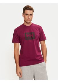 Helly Hansen T-Shirt HH Box 53285 Fioletowy Regular Fit. Kolor: fioletowy. Materiał: bawełna #1