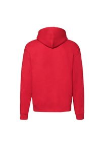 FRUIT OF THE LOOM - Kurtka Z Kapturem Premium Dla Dorosłych Unisex. Typ kołnierza: kaptur. Kolor: czerwony