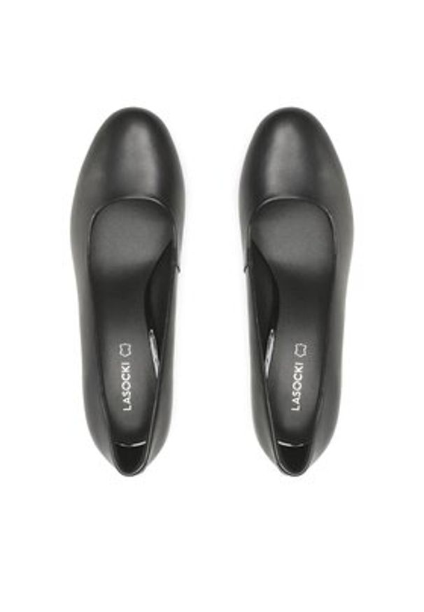 Lasocki Czółenka WYL3154-4Z Czarny. Kolor: czarny. Materiał: skóra