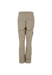 Urban Classics - Nylonowe Spodnie Cargo Dla Kobiet. Kolor: wielokolorowy, szary, brązowy. Materiał: nylon