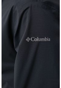columbia - Columbia kurtka outdoorowa Sunrise Ridge kolor czarny przejściowa. Kolor: czarny. Materiał: tkanina, materiał. Długość: długie. Wzór: ze splotem #7