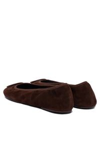 Tory Burch Baleriny Reva Travel Ballet 177247 Brązowy. Kolor: brązowy. Materiał: skóra, zamsz #2